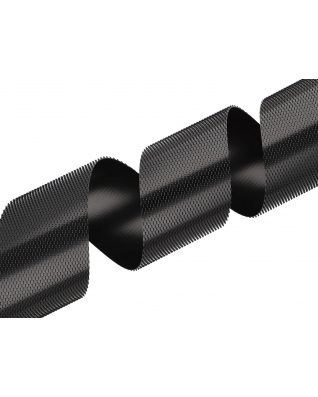 HOOK AND LOOP TAPE LOW-PROFILE  (580) BLACK PES/NYLON 25 MB
