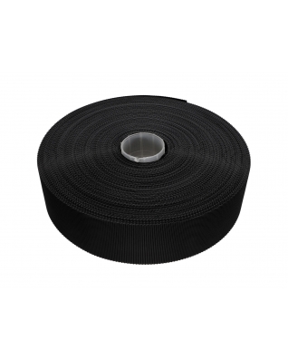 HOOK AND LOOP TAPE LOW-PROFILE  (580) BLACK PES/NYLON 25 MB