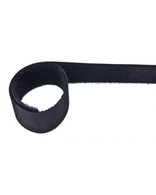 Hook and loop tape back-to-back  black 580 pes/nylon 45 mb