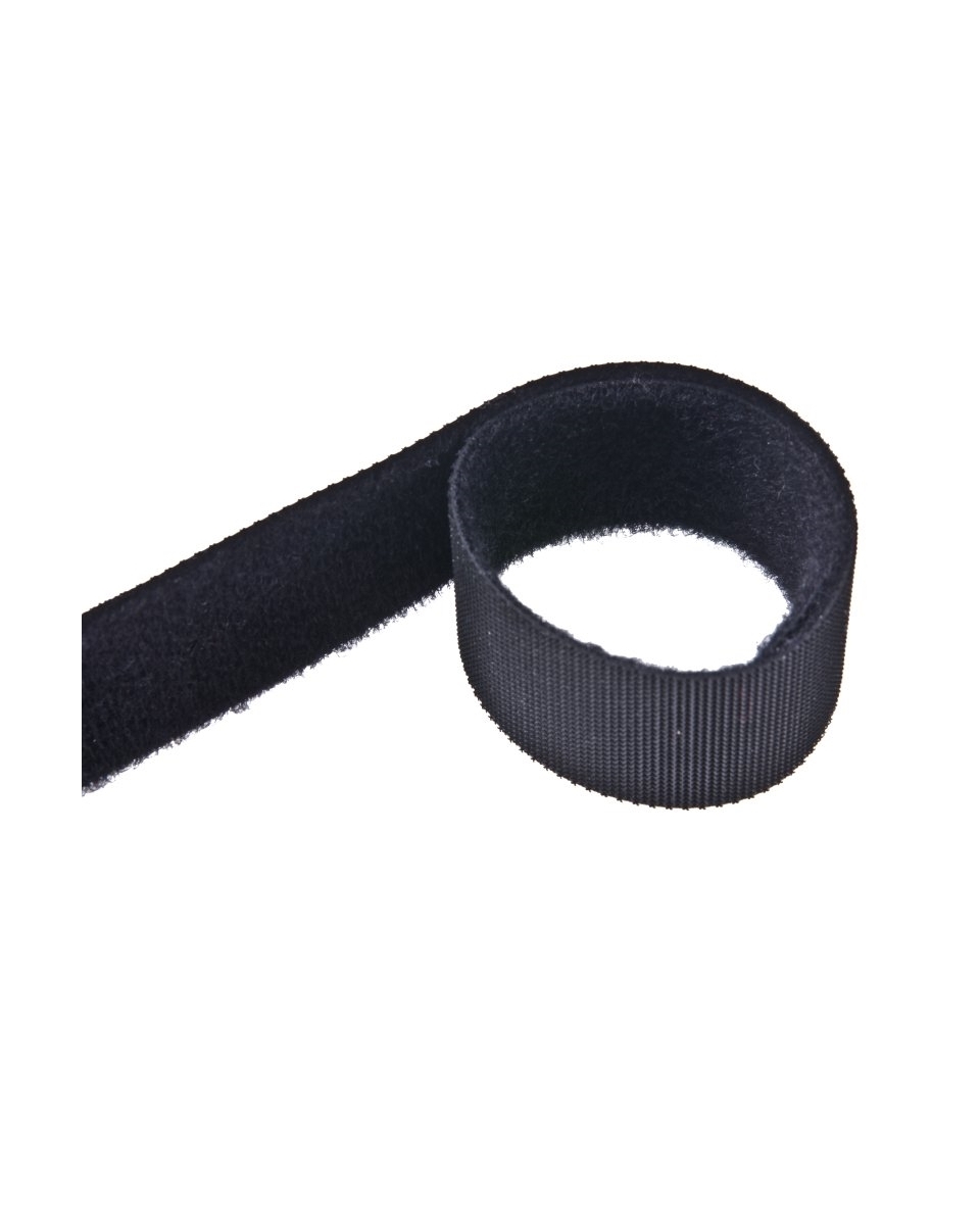 Taśma rzep dwustronna niskoprofilowa czarna 580 pes/nylon Taśma rzep dwustronna niskoprofilowa czarna 580 pes/nylon