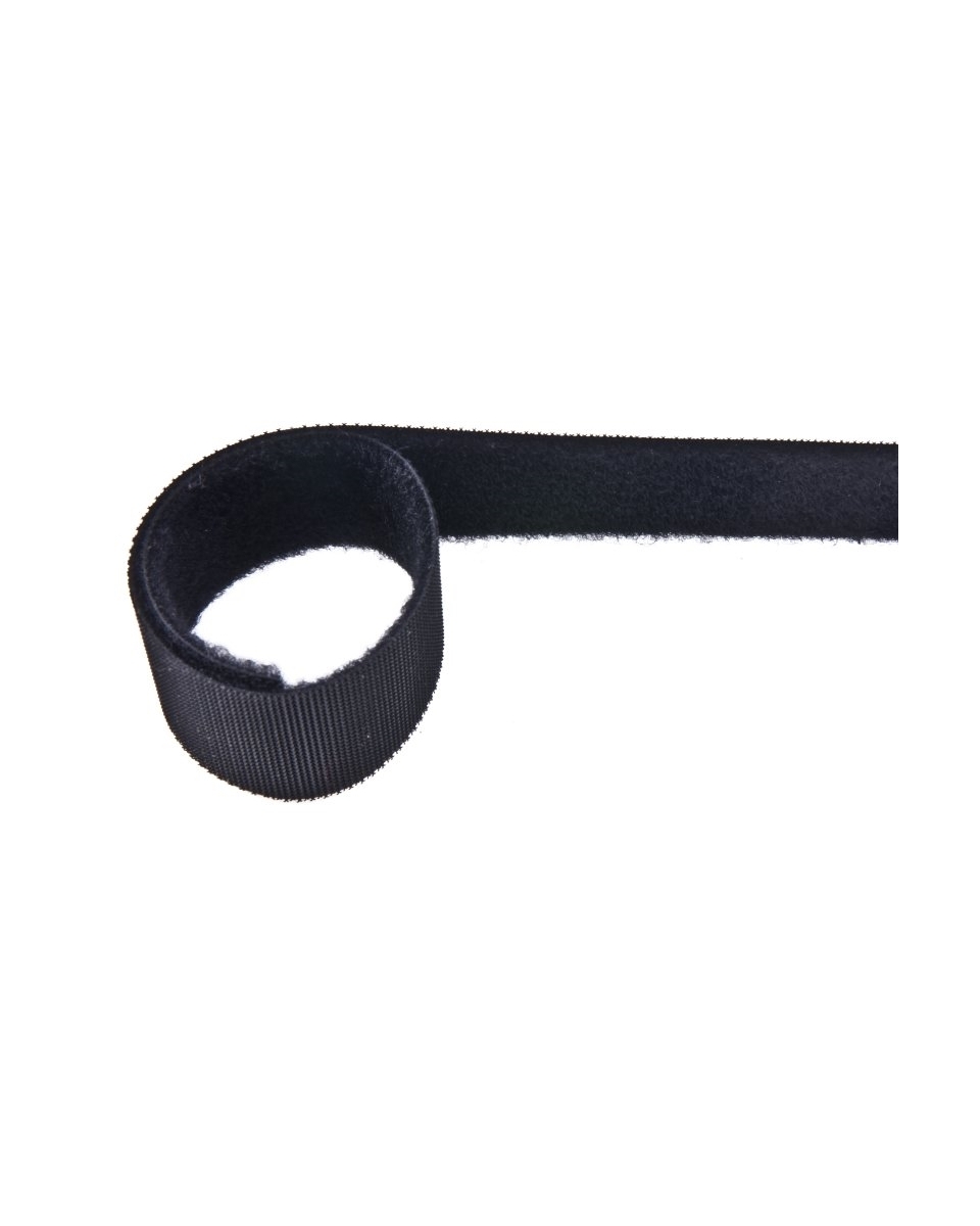 Taśma rzep dwustronna niskoprofilowa czarna 580 pes/nylon Taśma rzep dwustronna niskoprofilowa czarna 580 pes/nylon