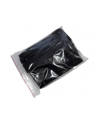 Taśma rzep  mix czarne paski 60 x 20 cm pes/nylon pętelka + haczyk