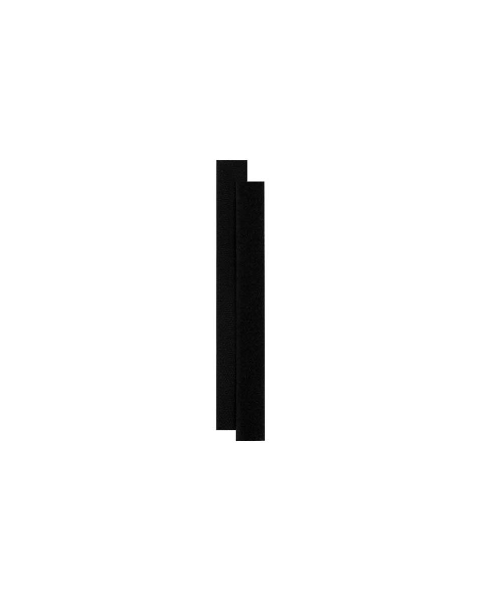 Hook and loop tape , black, 60x20cm, hook+loop