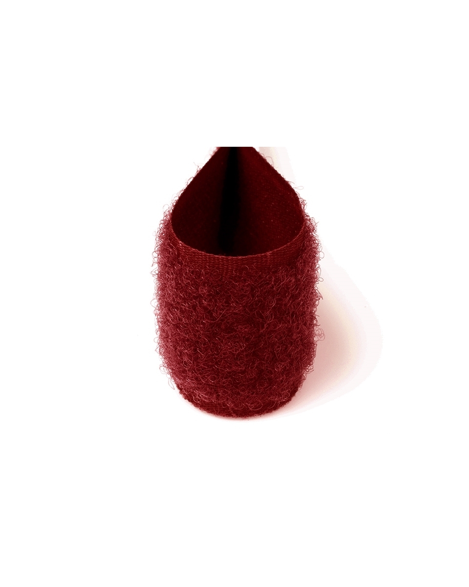 Hook and loop tape maroon 048 polyester/nylon loop 25 mb Hook and loop tape maroon 048 polyester/nylon loop 25 mb