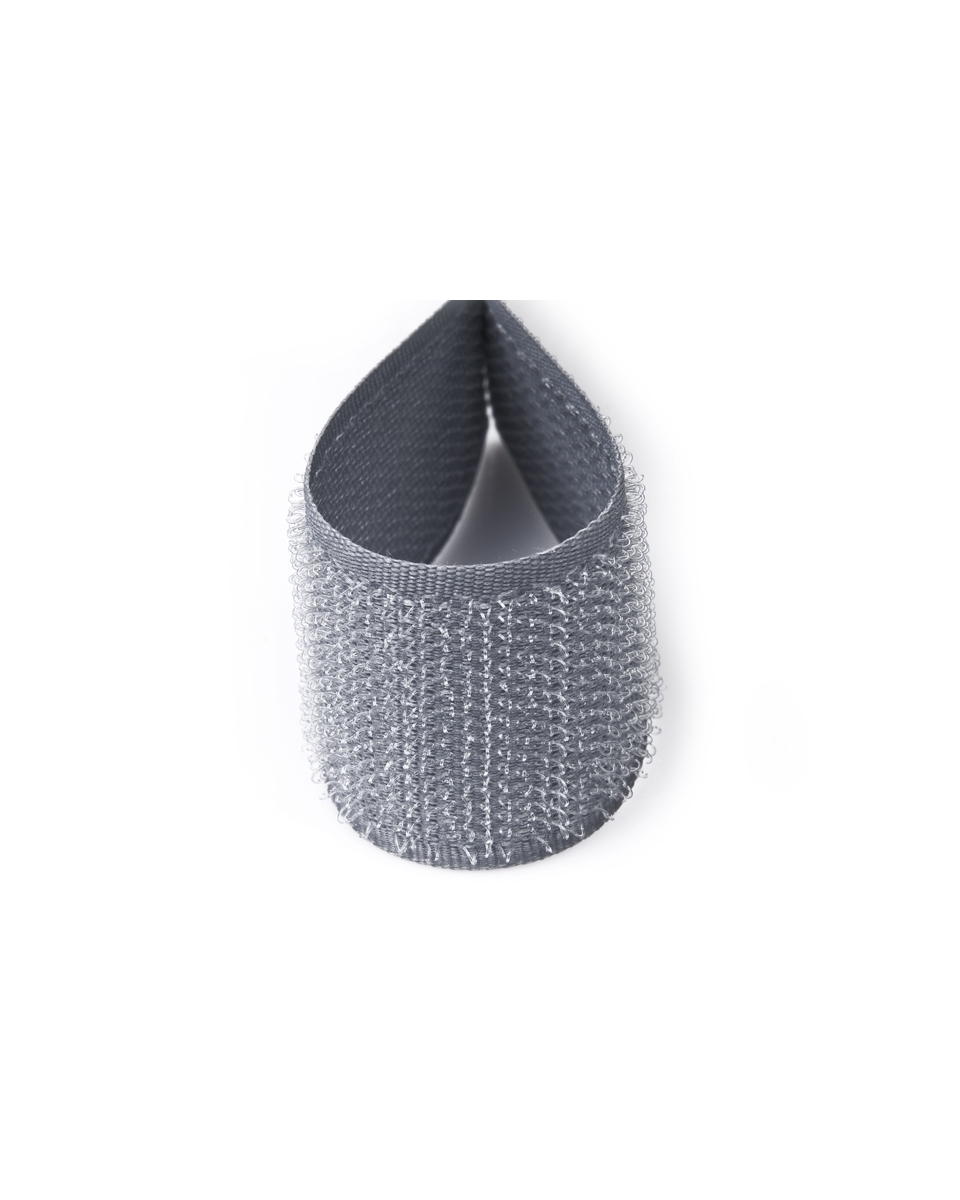 Taśma rzep szara 119 pes/nylon haczyk
