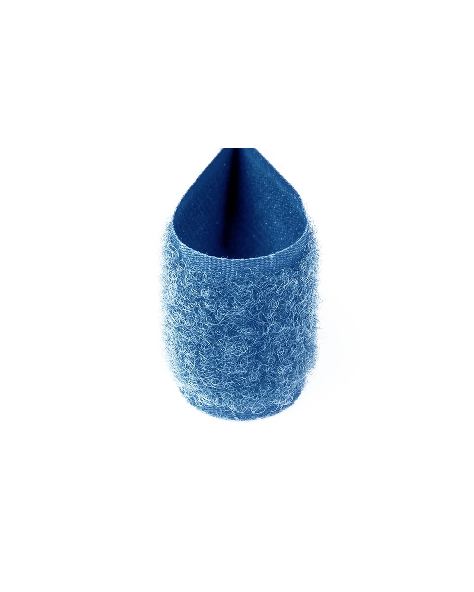 Hook and loop tape  blue 144 polyester/nylon loop 25 mb