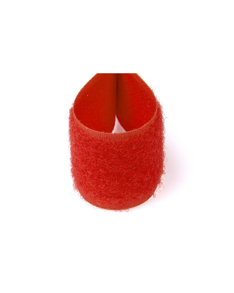 Klettverschlussband rot 820 polyester/nylon flausch 25 lm Klettverschlussband rot 820 polyester/nylon flausch 25 lm