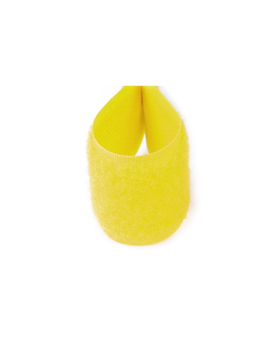 Hook and loop tape&nbspyellow 506 polyester/nylon loop 25 mb