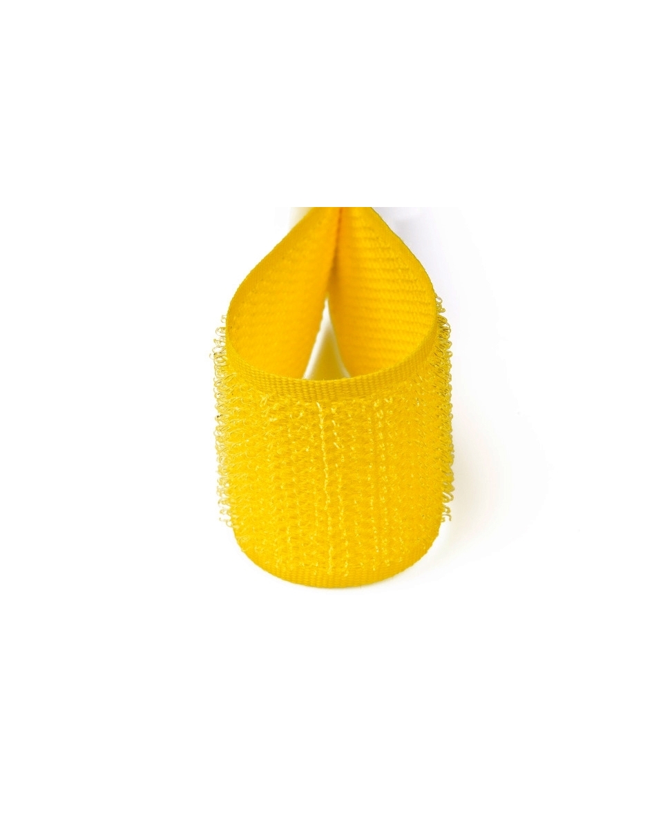 Hook and loop tape  yellow 506 polyester/nylon hook 25 mb