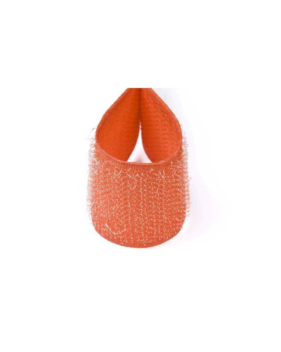 Hook and loop tape  orange 523 polyester/nylon hook 25 mb