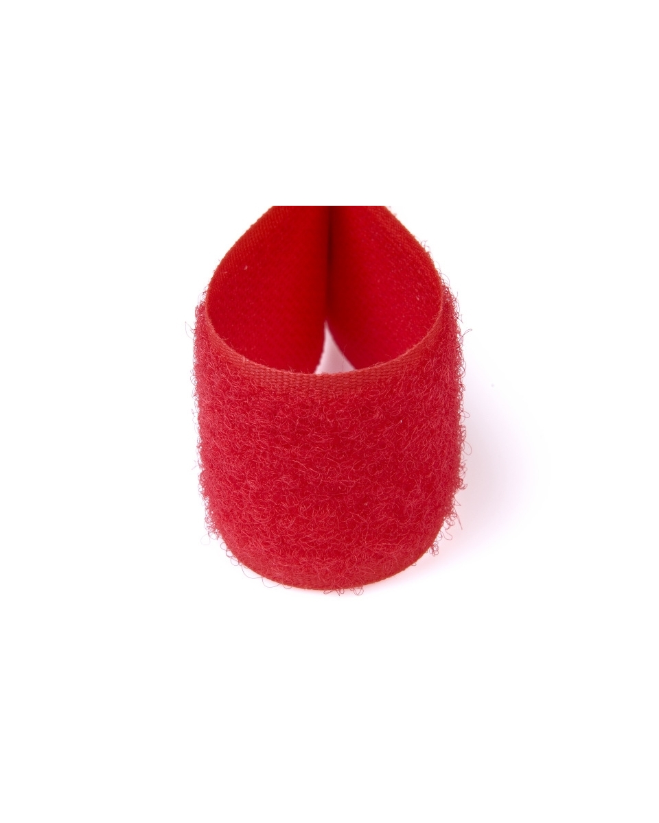 Taśma rzep czerwona 820 pes/nylon pętelka