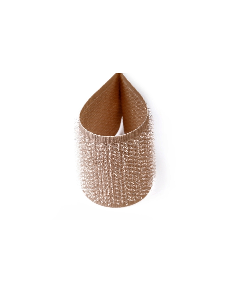 Hook and loop tape light brown 509 polyester/nylon hook 25 mb Hook and loop tape light brown 509 polyester/nylon hook 25 mb