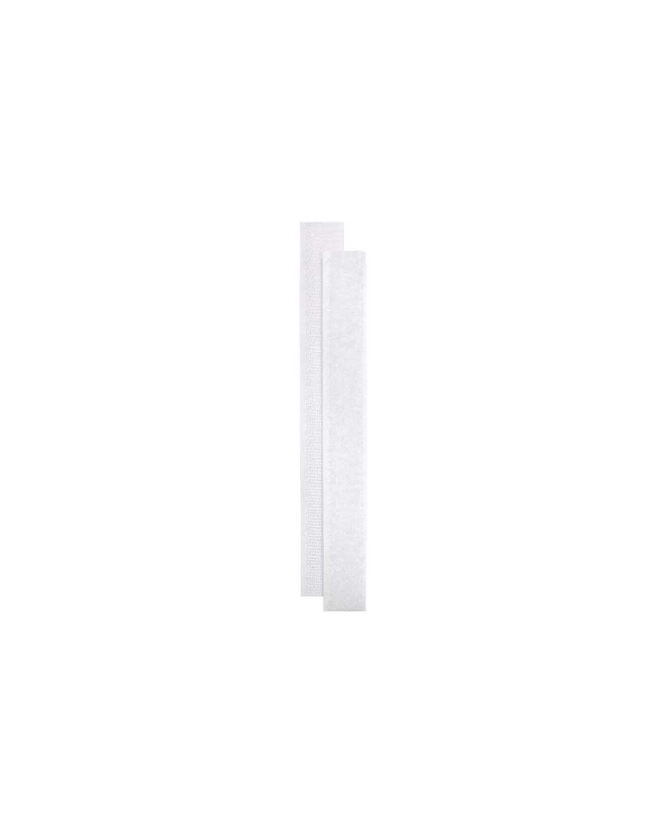 Taśma rzep 20 mm mix białe paski 60 x 20 cm pes/nylon pętelka + haczyk Taśma rzep 20 mm mix białe paski 60 x 20 cm pes/nylon pętelka + haczyk