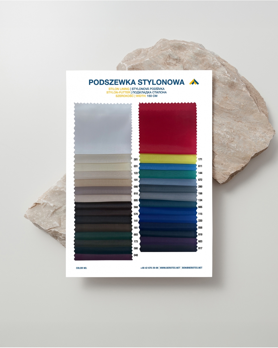 Wzornik podszewek stylonowych