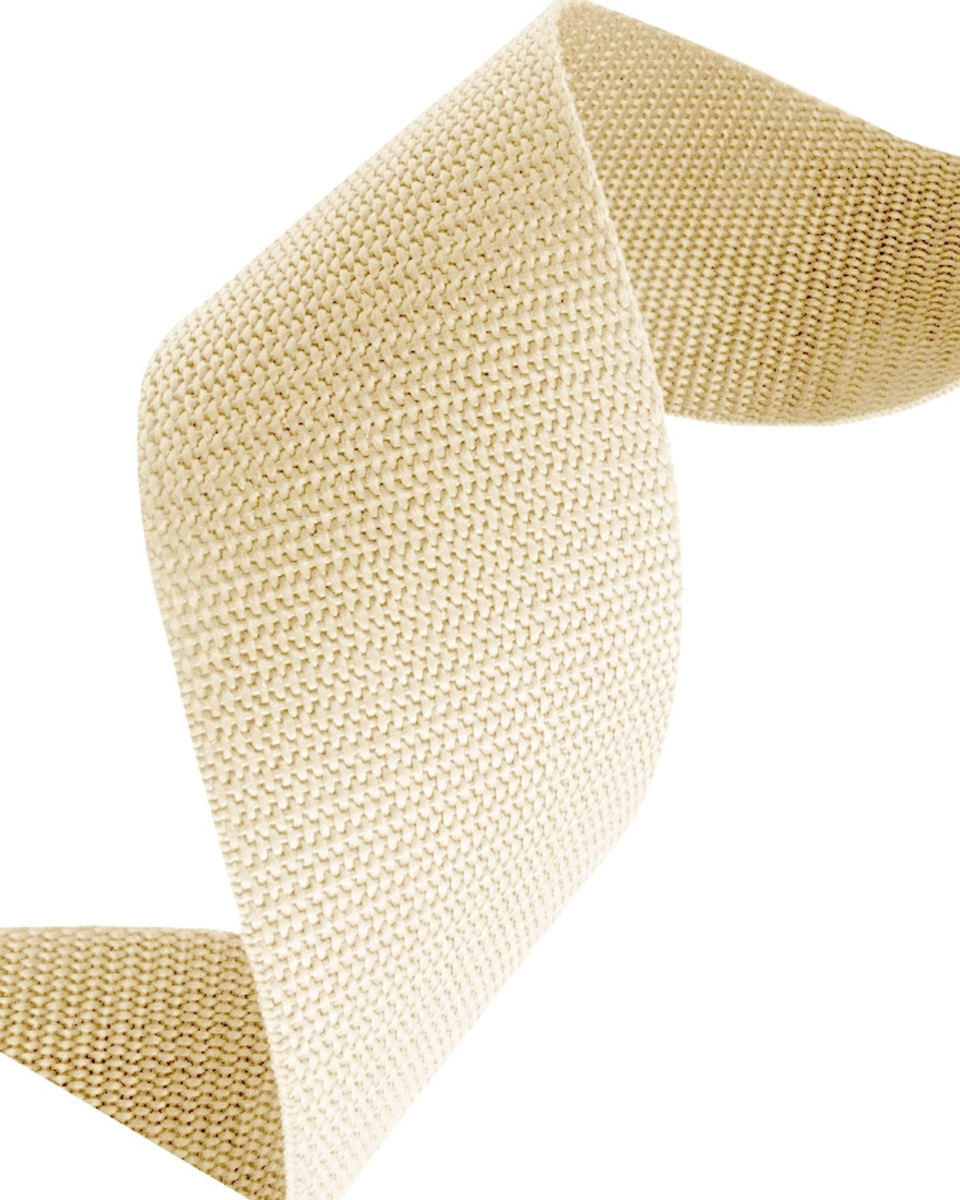 Webbing pp 25 mm / 1,3 mm light beige 031 50 mb