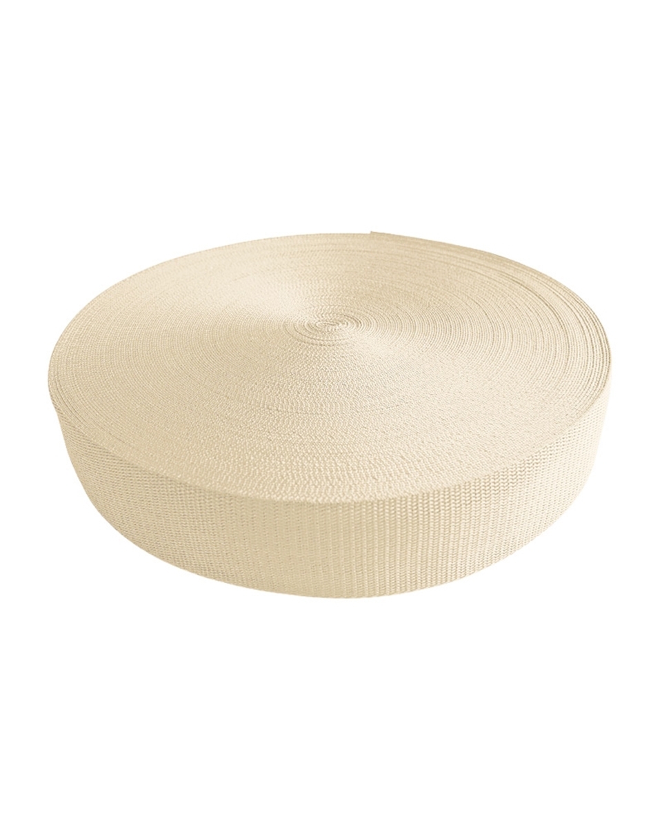 Webbing pp 25 mm / 1,3 mm light beige 031 50 mb