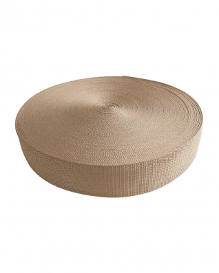 Webbing   pp 10 mm / 1,3 mm beige 101 50 mb