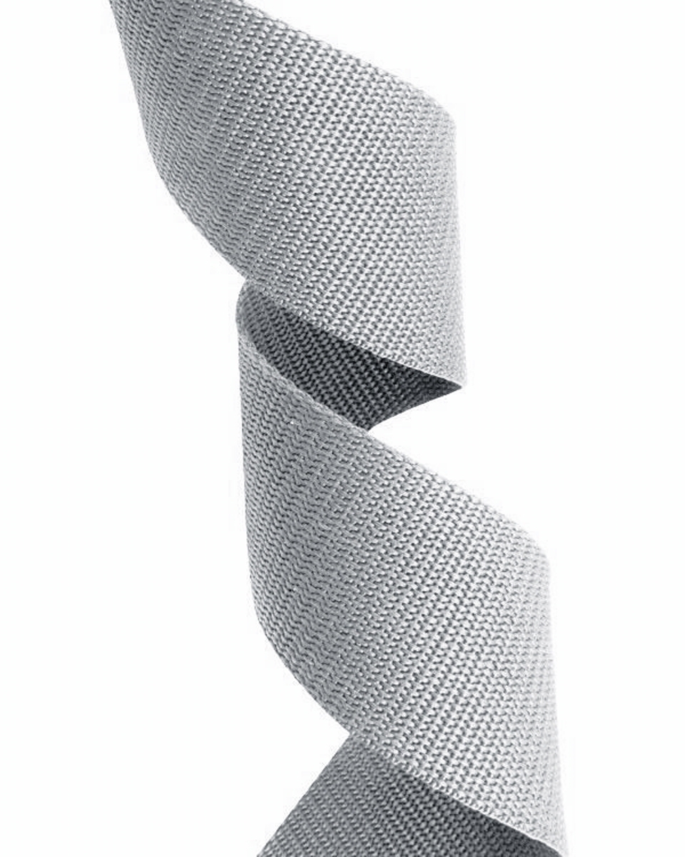 Webbing pp 50 mm / 1,3 mm light grey 132 50 mb
