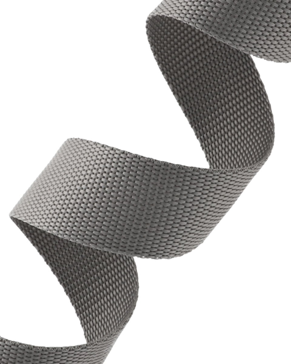 WEBBING 25 MM / 1,2 MM GREY 134 PP EU&nbsp50 MB