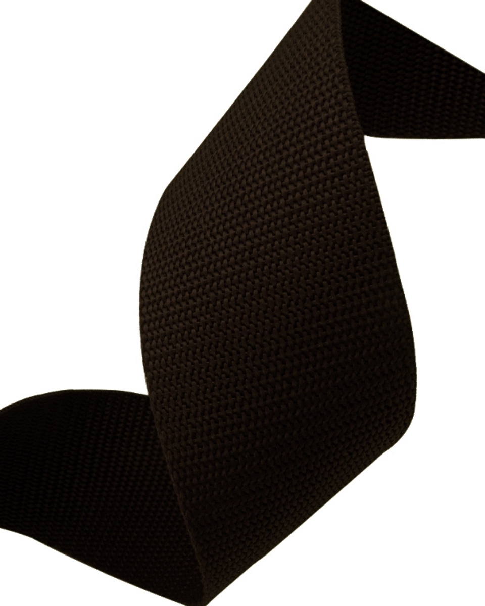 Webbing pp 15 mm / 1,3 mm&nbspdark  brown&nbsp141 50 mb