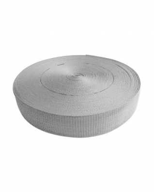 Webbing pp 10  mm / 1,3 mm white 501 second species&nbsp50 mb