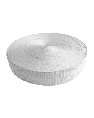 Webbing pp  10  mm / 1,3 mm white 501 second species&nbsp50 mb