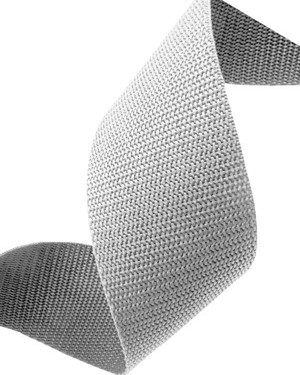 Webbing pp 10 mm / 1,3 mm light grey 336 50 mb
