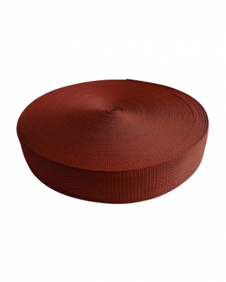 Webbing pp 10 mm / 1,3 mm maroon 520 50 mb