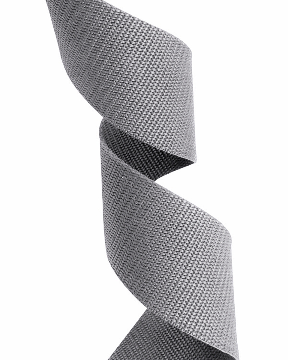 Webbing pp 15 mm / 1,3 mm grey 134 50  mb