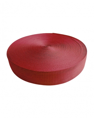 Webbing pp 25 mm / 1,3 mm brick red 199 50 mb