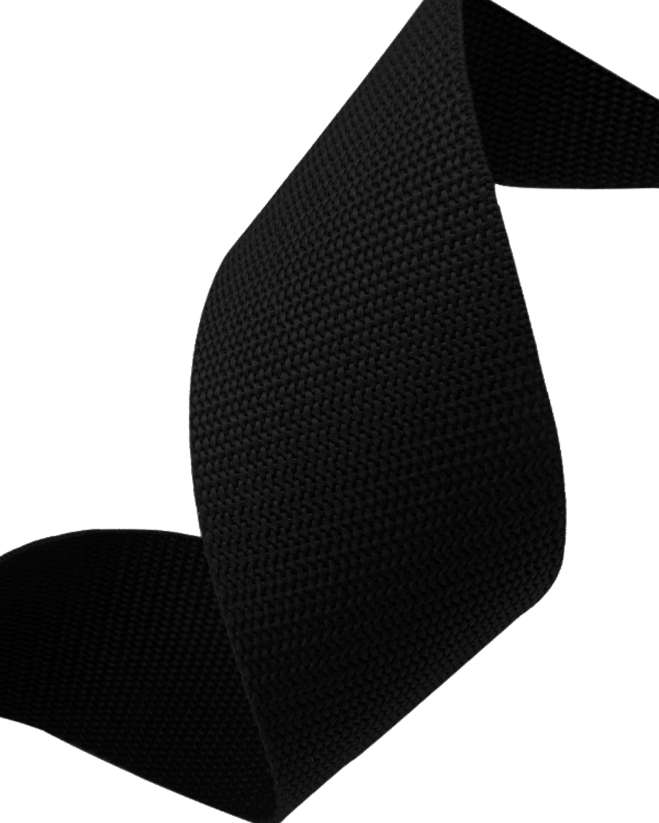 Webbing   pp&nbsp38 mm / 1,3 mm black  580 50  mb