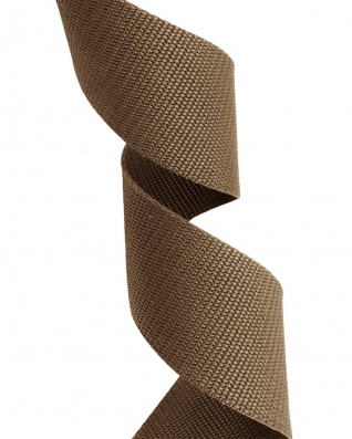 Tragband pp 20 mm /  1,3 mm dunkelbeige 894 50 lm