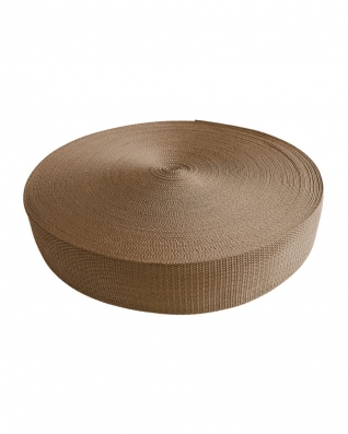 Tragband pp 30 mm / 1,3 mm dunkelbeige 894  50 lm