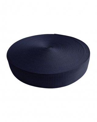 Webbing pp 25 mm / 1,3 mm navy blue 058 50 mb