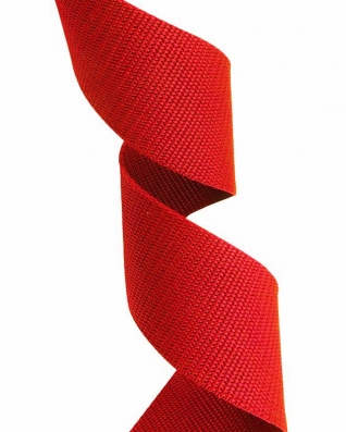 Webbing pp 25 mm / 1,3 mm red 620 50 mb