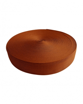 Webbing pp 20 mm / 1,3 mm light brown   808 50 mb