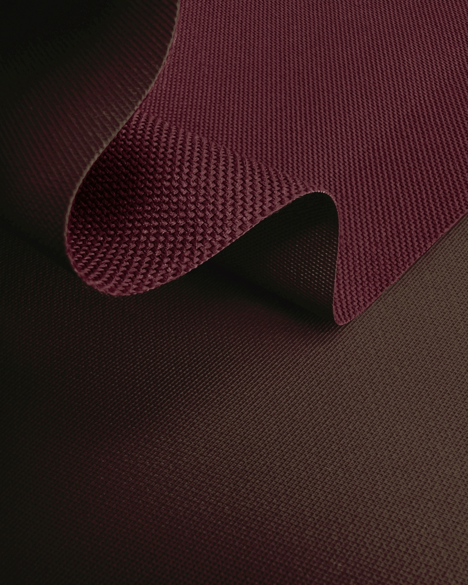 Wasserdichter Codura-Stoff 600D*300D PVC (048) Bordeaux