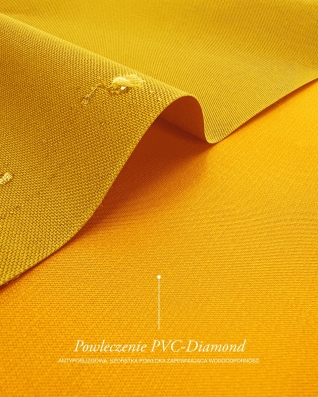 Waterproof Codura Fabric 600D*300D PVC (056) yellow