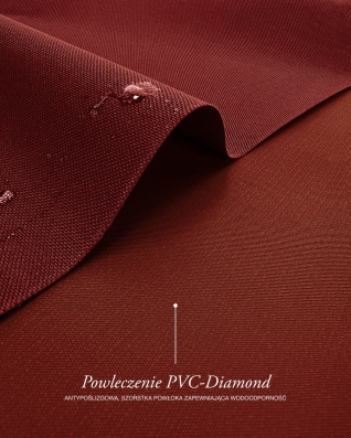 Waterproof Codura Fabric 600D*300D PVC (059) burgundy