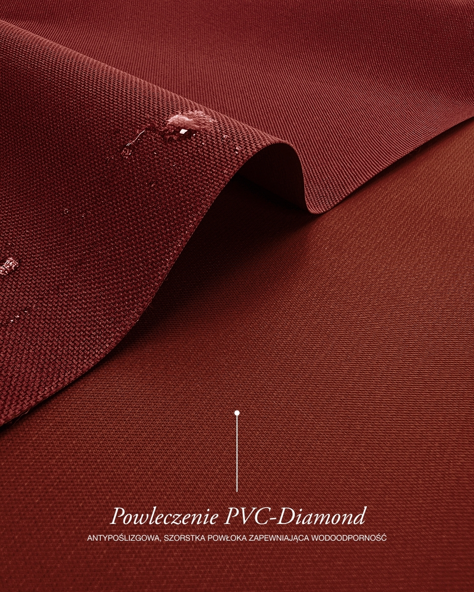 Waterproof Codura Fabric 600D*300D PVC (059) burgundy