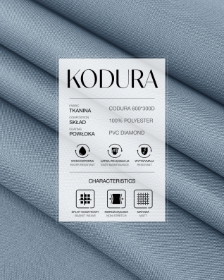 Voděodolná tkanina Kodura 600D*300D PVC (095) světle fialová