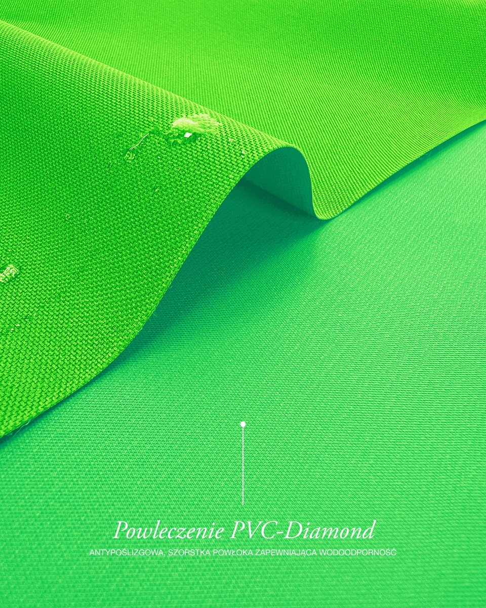 Waterproof Codura Fabric 600D*300D PVC (1001) neon green