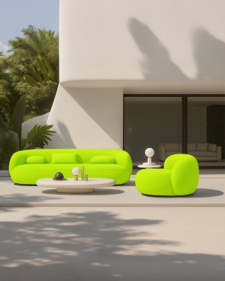 Tkanina wodoodporna Kodura 600D*300D PVC (1003)  neon limonka