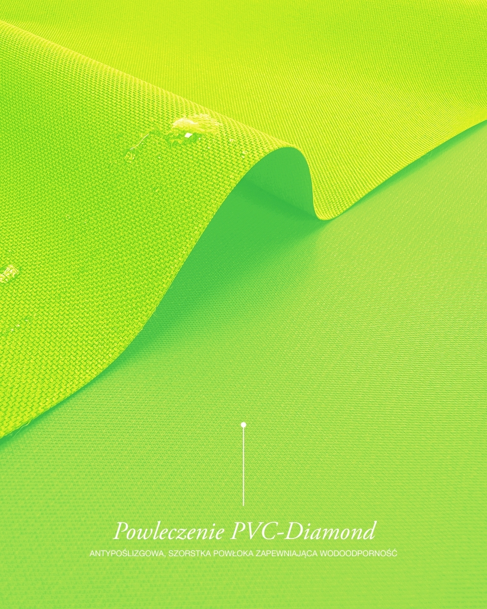 Tkanina wodoodporna Kodura 600D*300D PVC (1003)  neon limonka