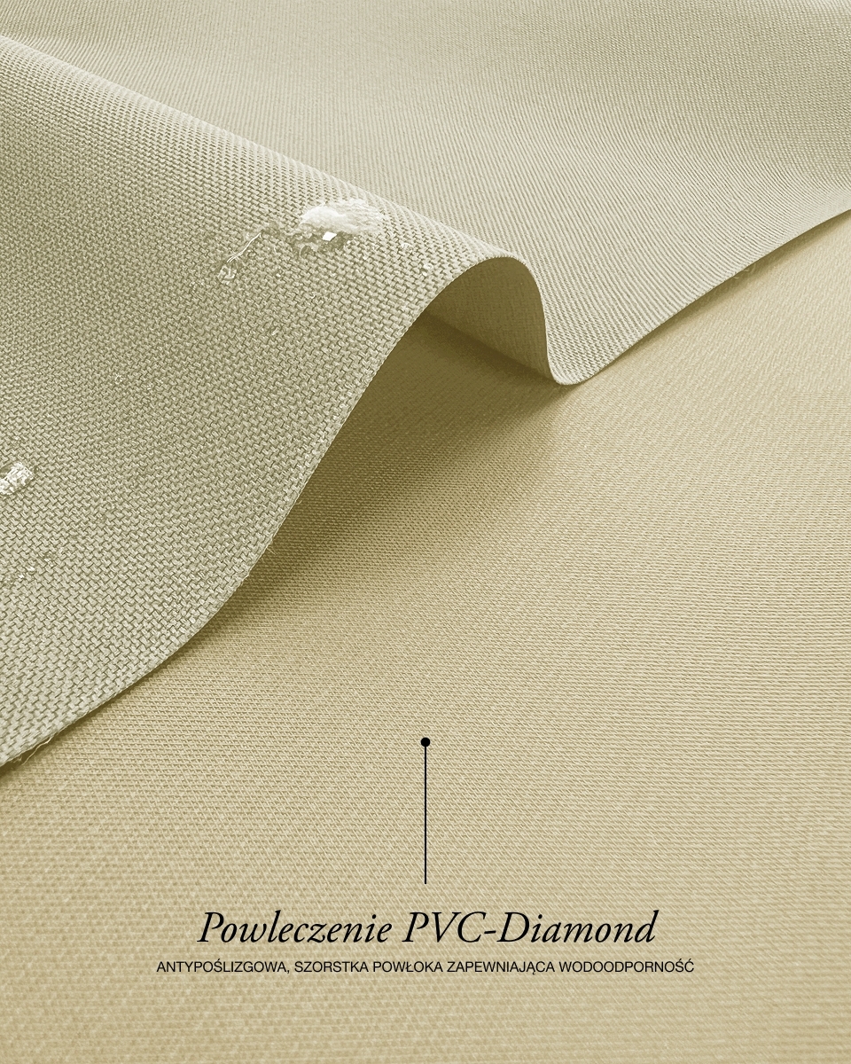 Wasserdichter Codura-Stoff 600D*300D PVC (101) Hellbeige