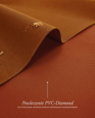 Waterproof Codura Fabric 600D*300D PVC (102) rust