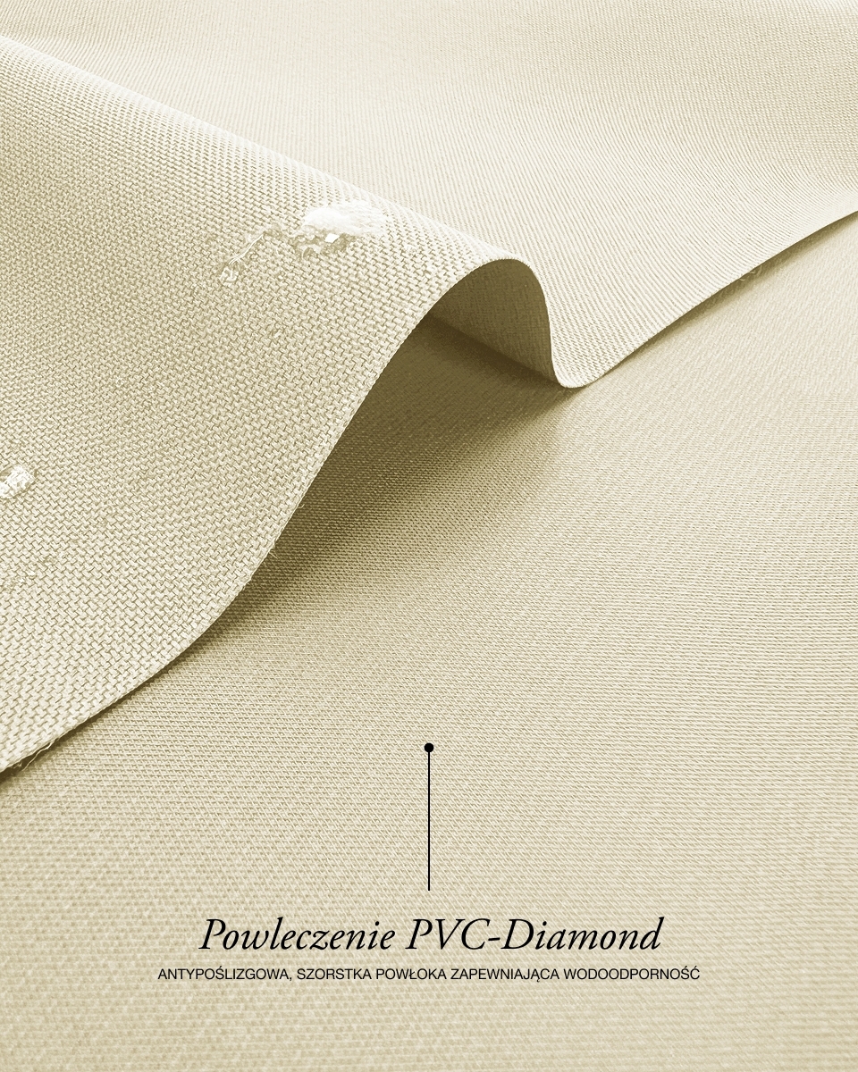 Wasserdichter Codura-Stoff 600D*300D PVC (100) Hellbeige
