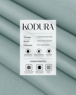 Voděodolná tkanina Kodura 600D*300D PVC (119) šedá
