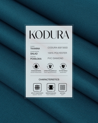 Voděodolná tkanina Kodura 600D*300D PVC (558) námořnická modrá