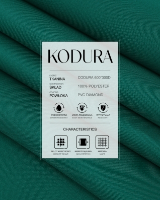 Waterproof Codura Fabric 600D*300D PVC (605) dark teal